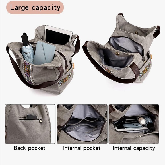 Cute + Roomy Boho Shoulder Bag - Picture 2 of 16